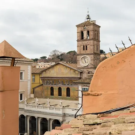 Lejlighed Amazing Penthouse With Private Terrace In Trastevere *